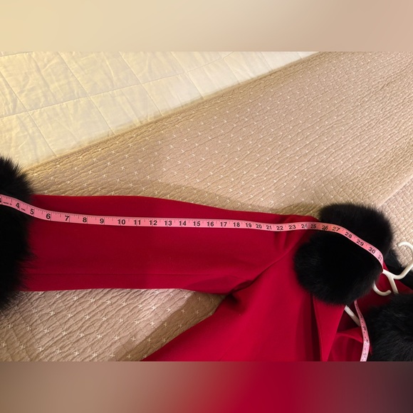 Stunning ❤️ Vintage ‼️ Wool & Cashmere Coat With Removable Fur Collar & Cuffs - Picture 13 of 14